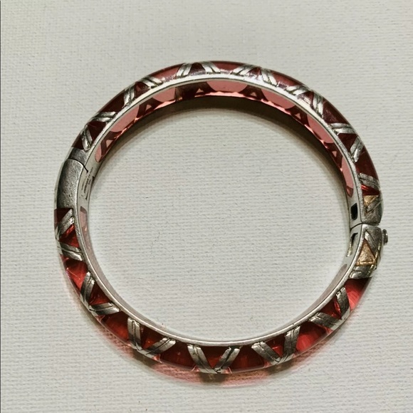 SOLD!!!Angelique De Paris Bamboo 925 Bangle Bracel - Picture 9 of 12